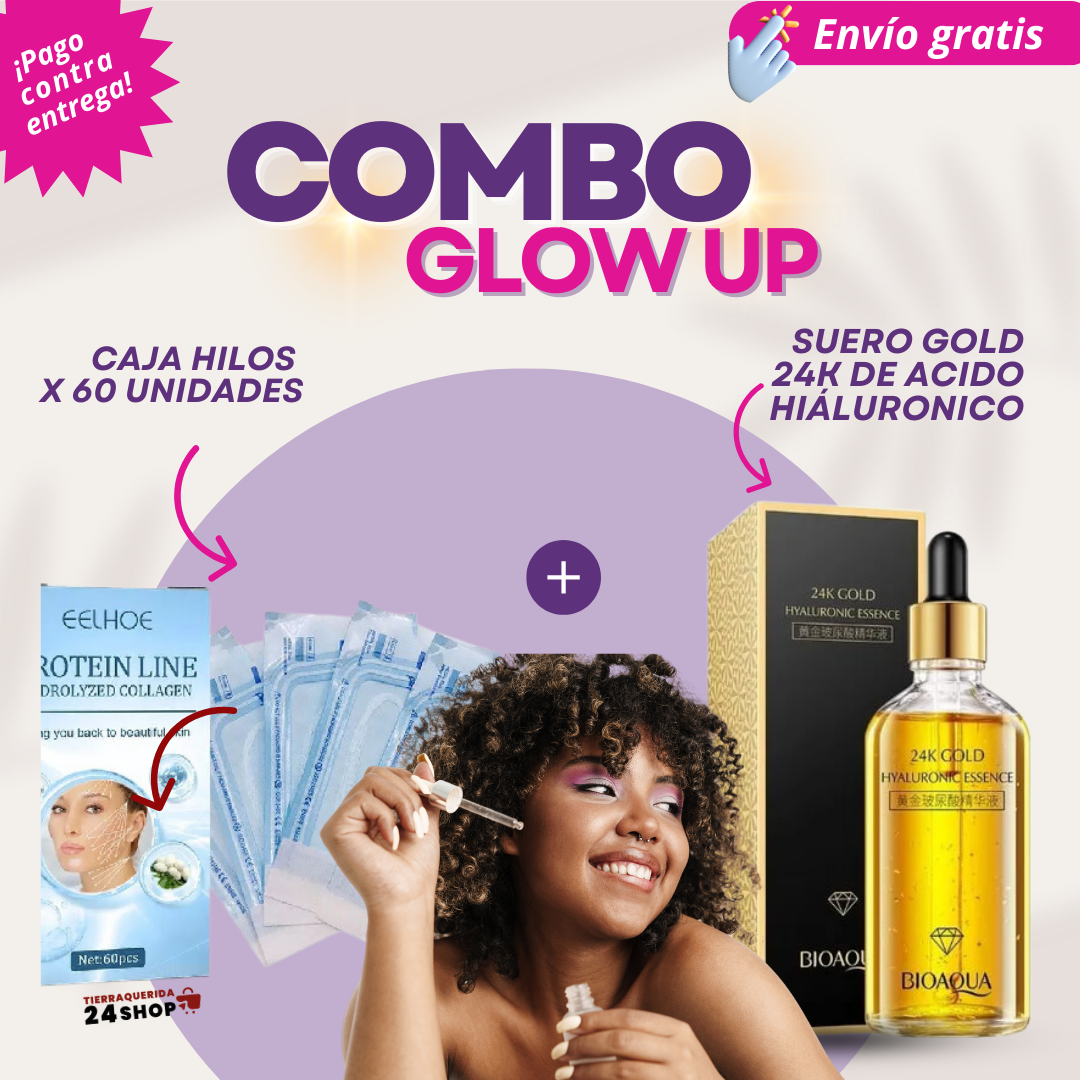 COMBO CAJA HILOS + SERUM GOLD 24K