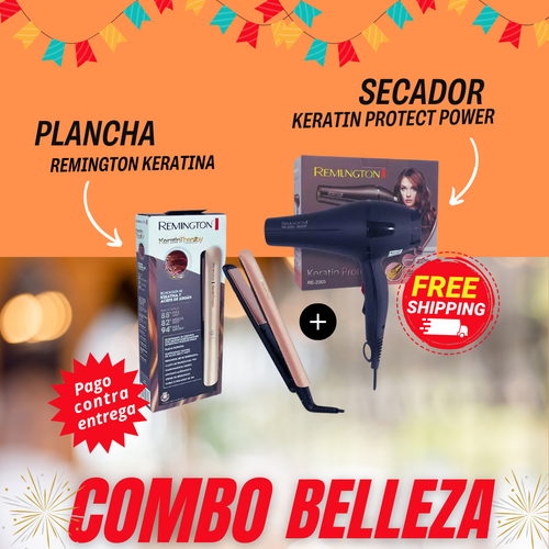 COMBO PLANCHA + SECADOR REMIGTON